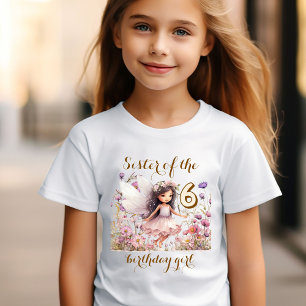 Lavanille-Fee Wildflower Schwester des Geburtstags T-Shirt