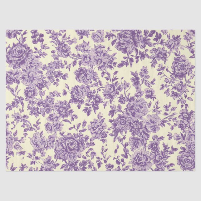 Lavendar Roses Seidenpapier (Vorderseite)