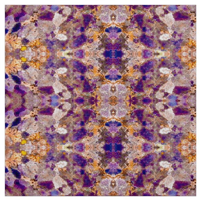 Lavendel Abstrakt Fabric Stoff (Muster)