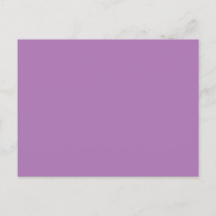 Lavendel #AD7682, Pastel Lila Ankündigungspostkarte
