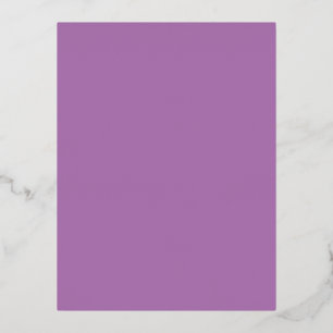 Lavendel #AD7682, Pastel Lila Folien Feiertagspostkarte