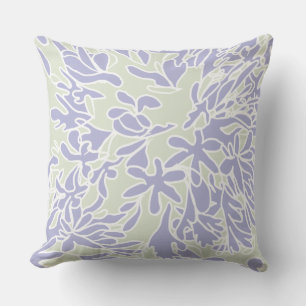 Lavendel Agapanthus-Blüten-Sage Grün Kissen