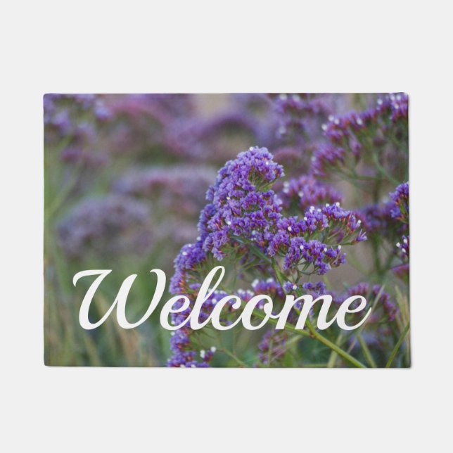 Lavendel am Meer Fußmatte (Vorderseite)