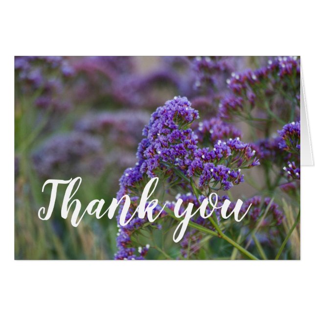 Lavendel am Ozean, vielen Dank (Vorderseite (Horizontal))