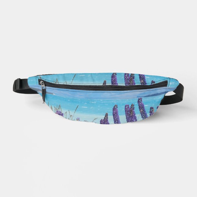 Lavendel am Seeufer Bauchtasche (Vorderseite)