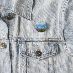 Lavendel am Seeufer Button
