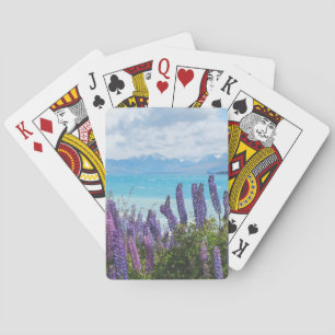 Lavendel am Seeufer Spielkarten