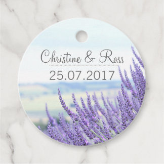 Lavendel, anpassbare Favor-Tags Geschenkanhänger