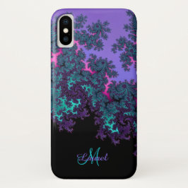 Lavendel-aquamarines Fraktal personalisierter Case-Mate iPhone Hülle