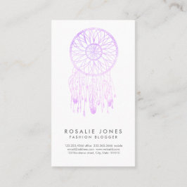 Lavendel-Aquarell-Traum-Fänger wunderlich Visitenkarte