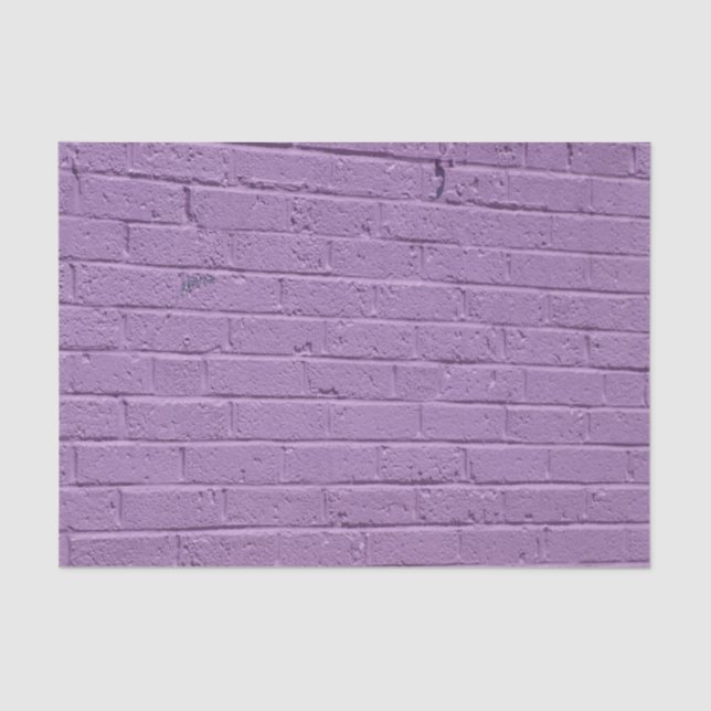 Lavendel auf Ziegelstein Seidenpapier (Vorderseite)