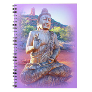 Lavendel-aura-Buddha Notizblock