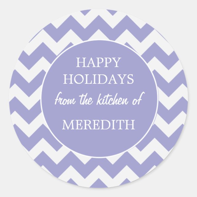 Lavendel aus der Küche des Backens Runder Aufkleber (Vorderseite)