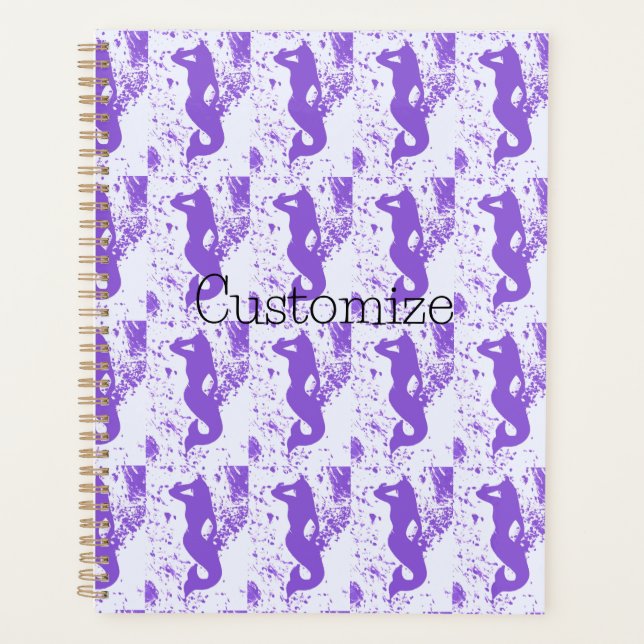 Lavendel aussieht Meerjungfrauen Planer (Vorderseite)