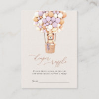 Lavendel Bärenballons Windeln Raffeleintritte