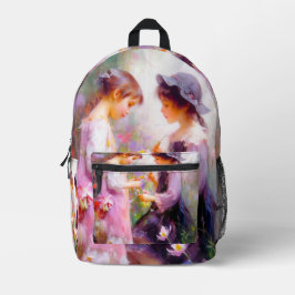 Lavendel Bedruckter Rucksack