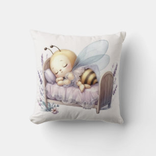 Lavendel Bee Throw Kissen - Mit Elegance zaubern