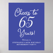 Lavendel bejubelt 65 Jahre Party für das Ruhestand