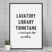 Lavendel, Bibliothek, Think Tank Funny Bad