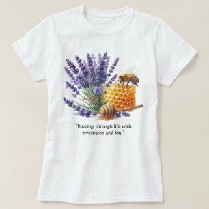 Lavendel/Bienensüßer T - Shirt