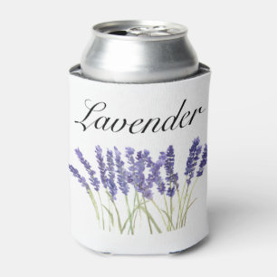 Lavendel Blume Aquarellkräuter lila schick Dosenkühler