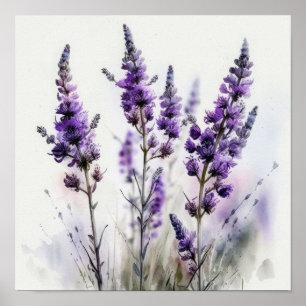 Lavendel Blume Art Print Poster