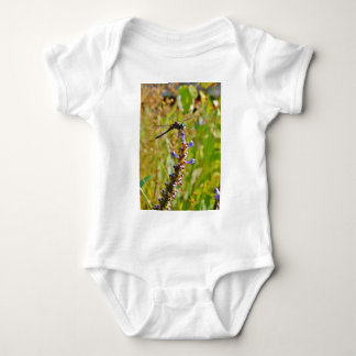 Lavendel-Blume Baby Strampler