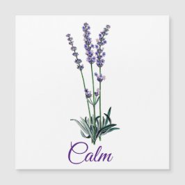 Lavendel Blume beruhigen Inspirationsmagnetische K Magnetkarte