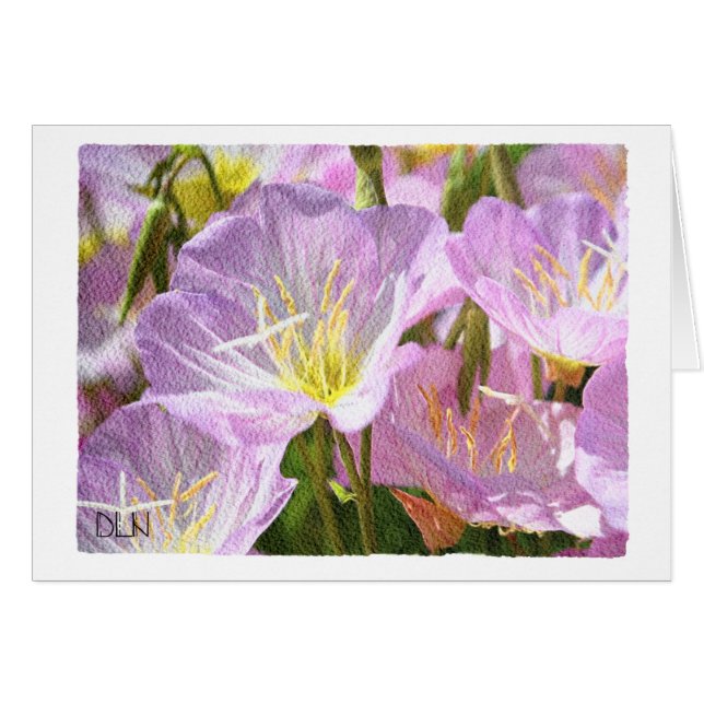 Lavendel-Blume/Blumenkunst/Aquarellbild (Vorderseite (Horizontal))