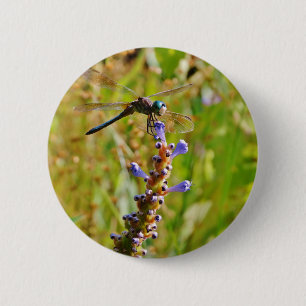 Lavendel-Blume Button