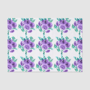Lavendel-Blume Design Nahtloses Muster Seidenpapier