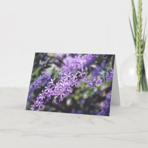 Lavendel-Blume Karte