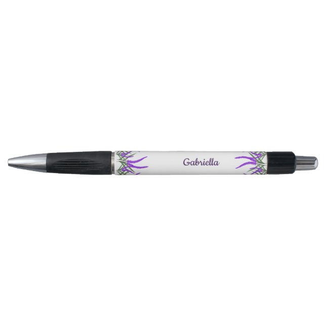 Lavendel-Blume Kugelschreiber (Vorderseite)