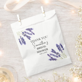 Lavendel Blume Lila Aquarellfarben-Brautparty Geschenktütchen