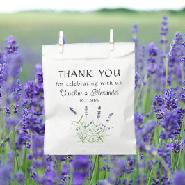 Lavendel Blume Lila Blumenhochzeit Geschenktütchen
