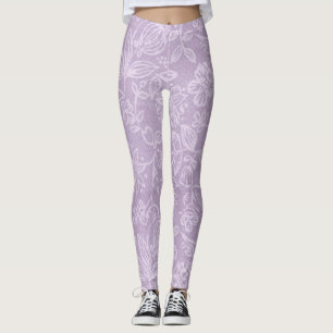 Lavendel Blume Lila Leggings