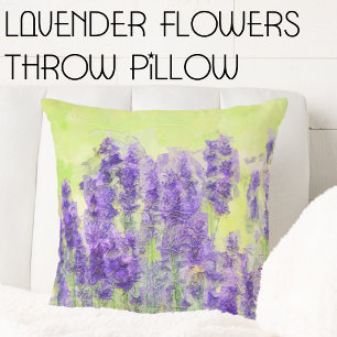 Lavendel Blume Lila Lilac Floral Kissen