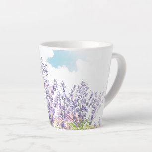 Lavendel-Blume Milchtasse