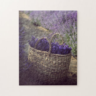 Lavendel Blume mit vollem Beutel von Blume Puzzle