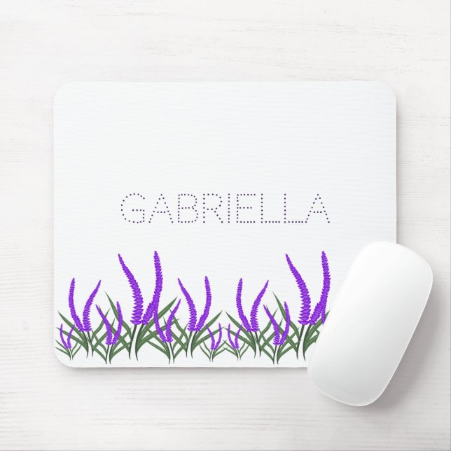 Lavendel-Blume Mousepad (Mit Mouse)