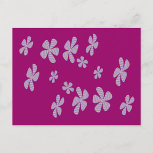 Lavendel-Blume Postkarte