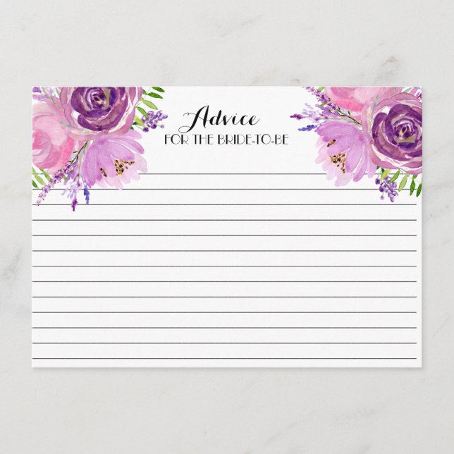 Lavendel Blume Schöne Blumenberater Karten (Vorderseite)