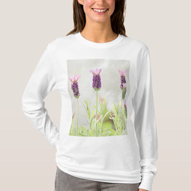 Lavendel-Blume T-Shirt (Vorderseite)
