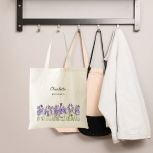 Lavendel-Blume Tragetasche