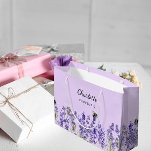 Lavendel Blume violette Brautjungfrau Große Geschenktüte