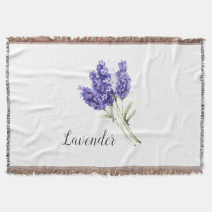 Lavendel-Blume Wasserfarbe Decke
