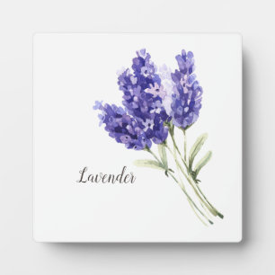 Lavendel-Blume Wasserfarbe Fotoplatte