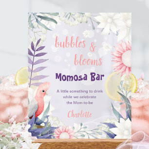Lavendel Blumen Baby Shower Momosa Bar Acrylschild