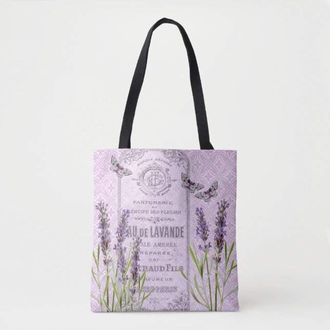 Lavendel-Blumen-französischer Vintager (Vorderseite)