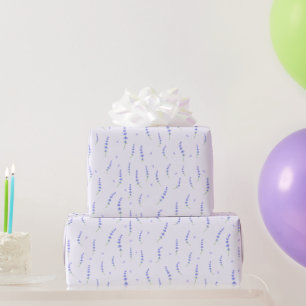 Lavendel-Blumen-Geschenkpapier Geschenkpapier